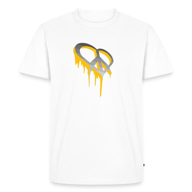 peace heart drips - Mens Premium T 